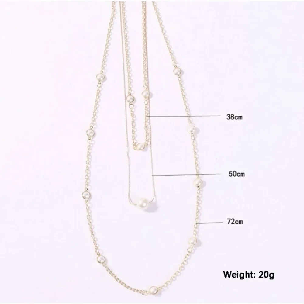 3 Strand Exquisite Pearl Necklace! - Picture 4 of 4